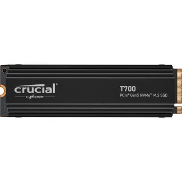 Crucial T700 1TB PCIe Gen5 NVMe M.2 SSD diski ar radiatoru