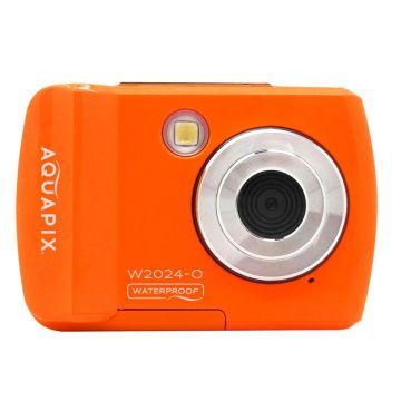 Easypix Aquapix W2024 Splash Ūdensizturīga Digitālā Kamera , 16MP, 2.4" Ekrāns, HD Video, Oranža