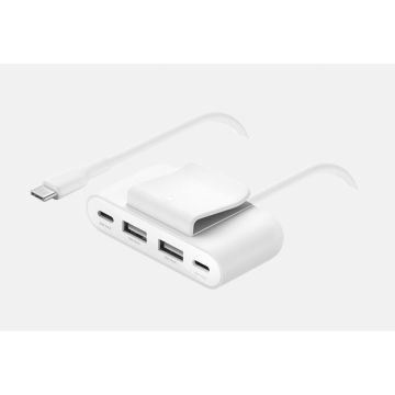 Belkin BOOST Charge 4-Portu lādētājs 2xUSB-C/2xUSB-A, Balts