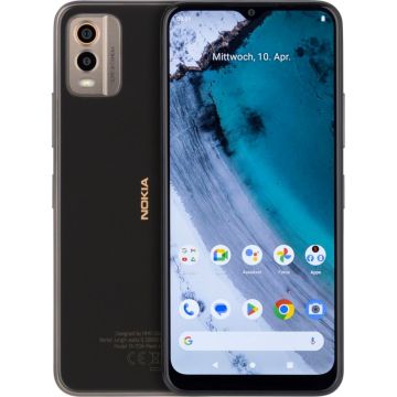 Nokia C32, 6.5" Ekrāns, 3GB RAM, 64GB Atmiņa, Android 13, Ogles Pelēka