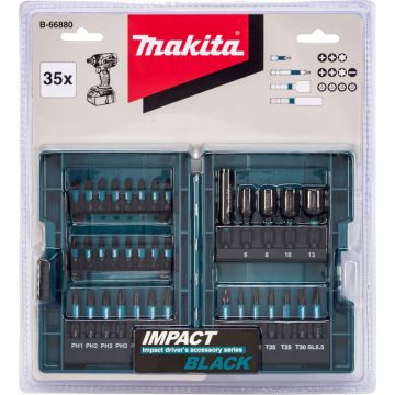 Makita B-66880 Triecienurbju melno uzgaļu komplekts 35 gab.