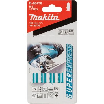 Makita B-06476 Zāģa asmenis B-51 Metāls 5 gab.