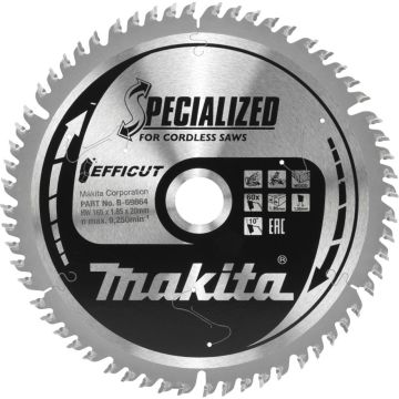 Makita B-69864 EFFICUT zāģa asmens 165x20x60Z