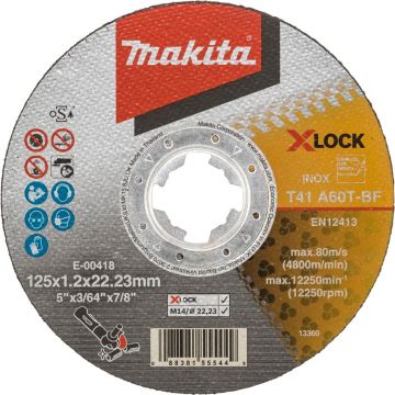 Makita E-00418 griešanas disks 125x1,2mm INOX nerūsējošais tērauds