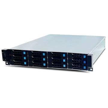 Fantec SRC-2012X07-12G/6G Ārējais korpuss serverim 2HE 550mm bez barošanas avota
