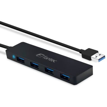 Fantec UMP-4U3-A USB 3.0 Hub (Sadalītājs) ar 4 x USB-A portiem
