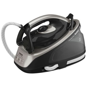 Tefal GV 9820 Pro Express Vision tvaika gludeklis ar Smart LED Vision gaismas tehnoloģiju un 9 bāru spiedienu, melns