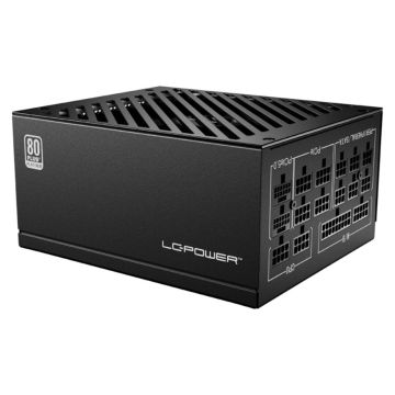 LC-Power LC1200P PSU ATX 3.0, 1200W, 80+ Platinum, 2x 4+4-pin CPU, 8x SATA, 3x Molex, 6x 6+2-pin GPU