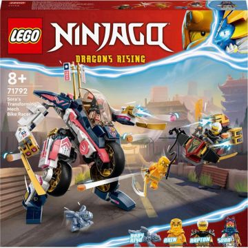 Lego Ninjago 71792 Soras transformējošais mehāniskais velosipēda sacīkšu komplekts