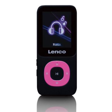 Lenco Xemio-659PK MP3 atskaņotājs, melns-rozā