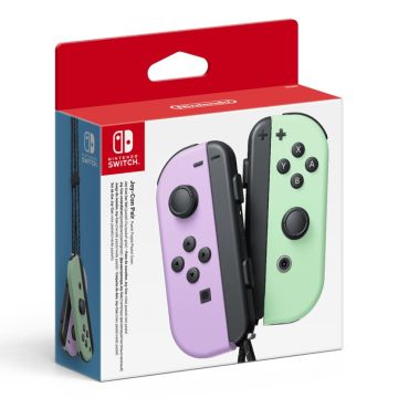 Nintendo Joy-Con, 2 gab., Bezvadu Kontrolieri, Pastel Lillā un Pastel Zaļš