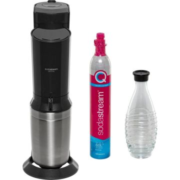 SodaStream Crystal 3.0 ūdens gāzētāja stikla pudele, augstākas klases dizains