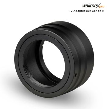 Walimex Pro T2 adapteris Objektīvs uz Canon R kameras