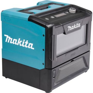 Makita MW001GZ pārnēsājama mikroviļņu krāsns, 8 l, 40V akumulators, mobilitāte