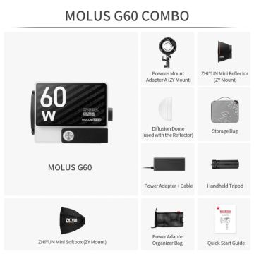 Zhiyun Molus G60 kombinācija