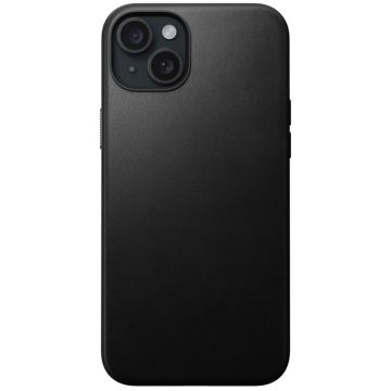 Nomad Modern Leather Case iPhone 15 Plus Black