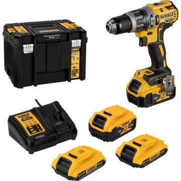 DeWalt DCD796D2PK-QW akumulatoru kombinēta urbjmašīna melna