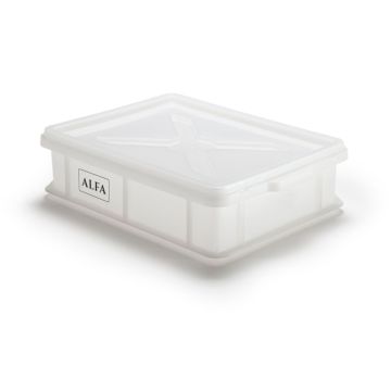 Alfa Forni Mīklas Raudzēšanas Paplāte 40cm x 30cm ar Vāku