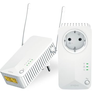 Strong POWERLWF600DUOEUV2 Wifi Adapteru dubultais komplekts internets pa elektrības vadiem