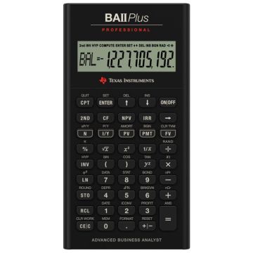 Texas Instruments BA II Plus Professional IIBAPRO/FC/3E12/A