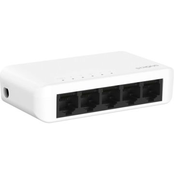 Strong SW 5000P 5-portu gigabit Switch (komutātors) balts