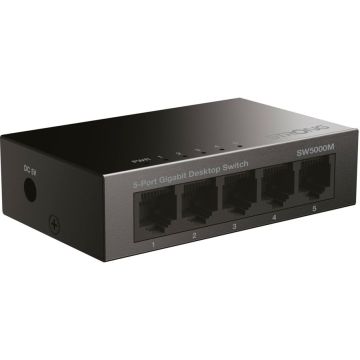 Strong SW 5000M 5-portu gigabit Switch (komutātors) melns