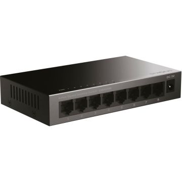 Strong SW 8000M 8-portu gigabit Switch (komutātors) melns