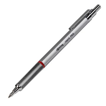 rotring Rapid Pro lodīšu pildspalva Chrome ar rezervi-zils