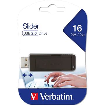 Verbatim Store n Go Slider 16GB USB 2.0