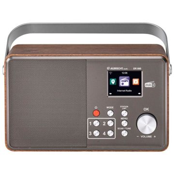 Albrecht DR 860 Senior Digitālais radio, DAB+/FM, baterijas/AC