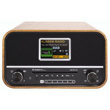 Albrecht DR 870 CD Senior Radio, DAB+/FM/CD, baterijas/AC