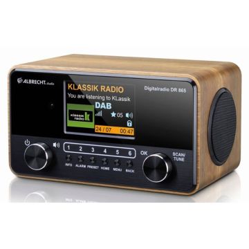 Albrecht DR 865 Senior Radio, DAB+/FM, baterijas/AC