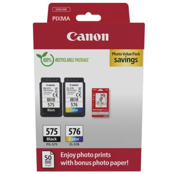 Canon PG-575 / CL-576 foto tonēšanas kasetņu multi paka