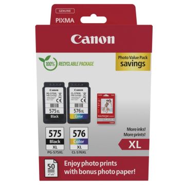 Canon PG-575 XL / CL-576 XL foto tonēšanas kasetņu multi paka