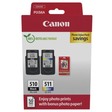 Canon PG-510 / CL-511 foto tonēšanas kasetņu multi paka