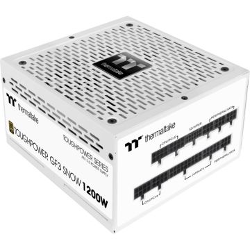 Thermaltake Toughpower GF3 Snow 1200W, ATX 3.0, GPU 8-pin: 6, SATA: 10, 4+4 pin: 2