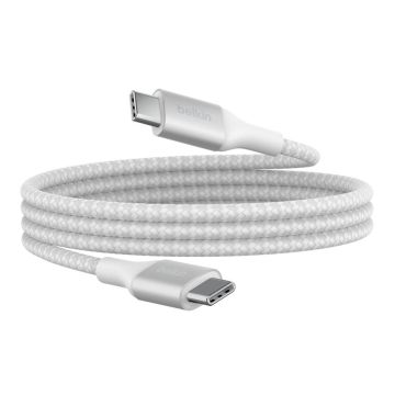 Belkin BOOST CHARGE USB-C/USB-C kabelis, 240W, 1m, balts