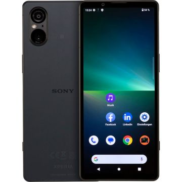 Sony Xperia 5 V, 6.1" Ekrāns, 8GB RAM, 256GB Atmiņa, Android 13, Melns