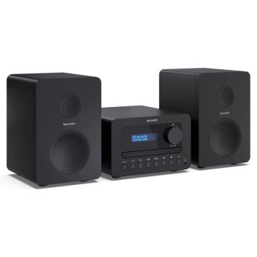 Sharp XL-B520D(BK) Mūzikas sistēma, CD/DAB+/FM/Bluetooth, 2 x 30W, melna