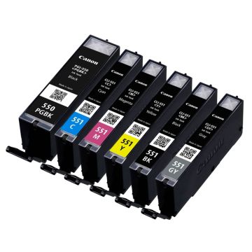 Canon PGI-550/CLI-551 Multipack PGBK/C/M/Y/BK/GY