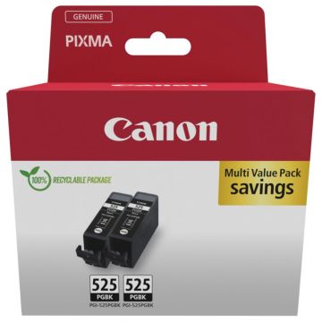 Canon PGI-525 PGBK melnā tonējoša kasetne dubultpakā