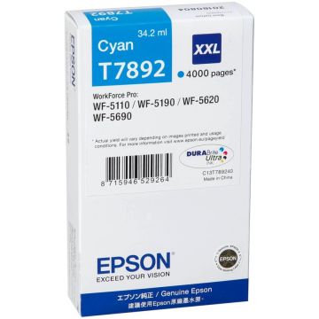 Epson DURABrite Ultra Ink XXL tinte cyan T7892