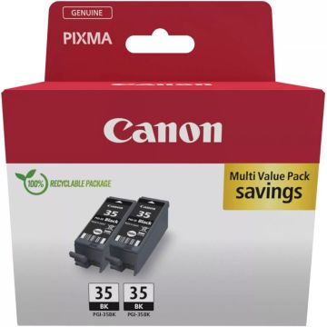 Canon PGI-35 BK melna kasetne dubultpakā