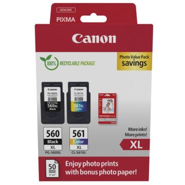 Canon PG-560 XL / CL-561 XL foto tonēšanas kasetņu multi paka