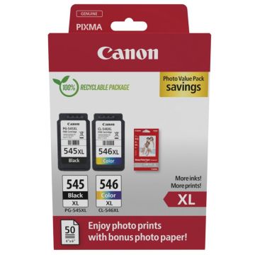 Canon PG-545 XL / CL-546 XL foto tintes kasetņu multi paka