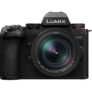 Panasonic Lumix G9 Mark II Bezspoguļa Kameras Komplekts ar LEICA H-ES 12-60mm f/2.8-4.0 Objektīvu, 25.2MP, 3" Ekrāns, 5.7K Video