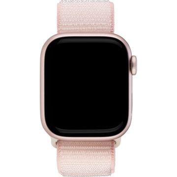 Apple Watch 9 GPS viedpulkstenis, 45mm, Alumīnijs/Lightpink, Sporta Loop, WatchOS, 18h akumulators