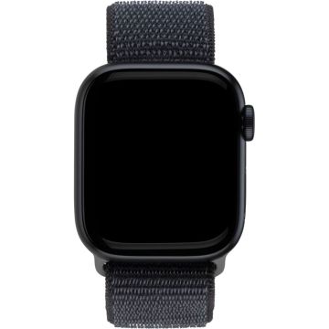 Apple Watch 9 GPS viedpulkstenis, 41mm, Alumīnijs/Midnight, Sport Loop, WatchOS, 18h akumulators