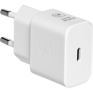 Samsung USB-C lādētājs 25W ar USB-C kabeli, balts