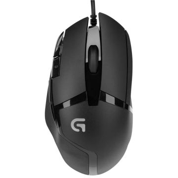 Logitech G402 Hyperion Fury FPS Spēļu pele, optiskā, 4000 DPI, melna